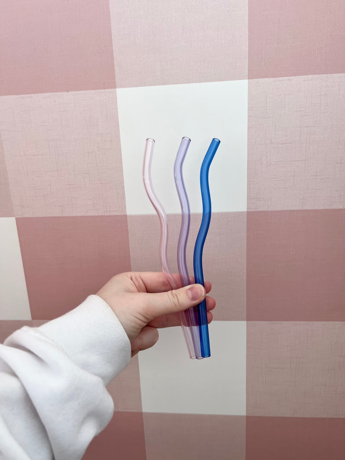 Paille en verre | Ondulée