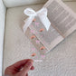 Signet en acrylique avec boucle | Croissants et boucles