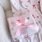 Couverture en flanelle | Boucles et fleurs