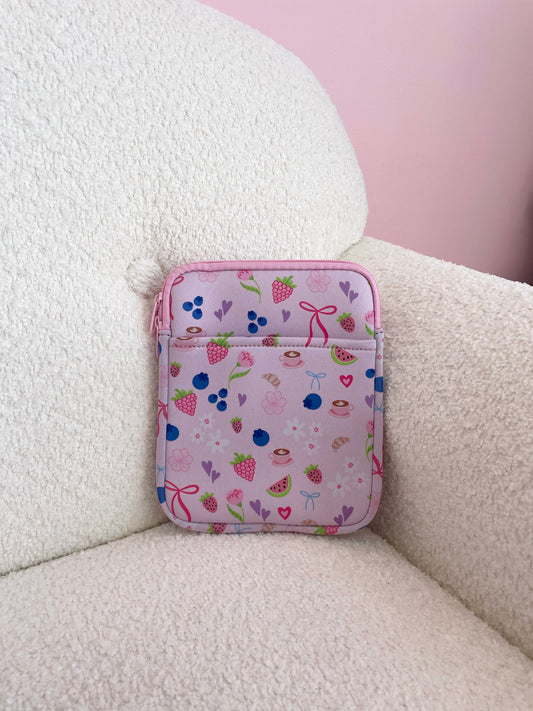 Pochette à liseuse | Fruits et coquette