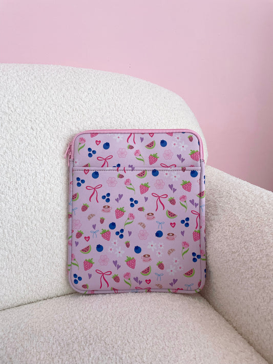 Pochette à tablette | 11 à 15'' | Fruits et coquette