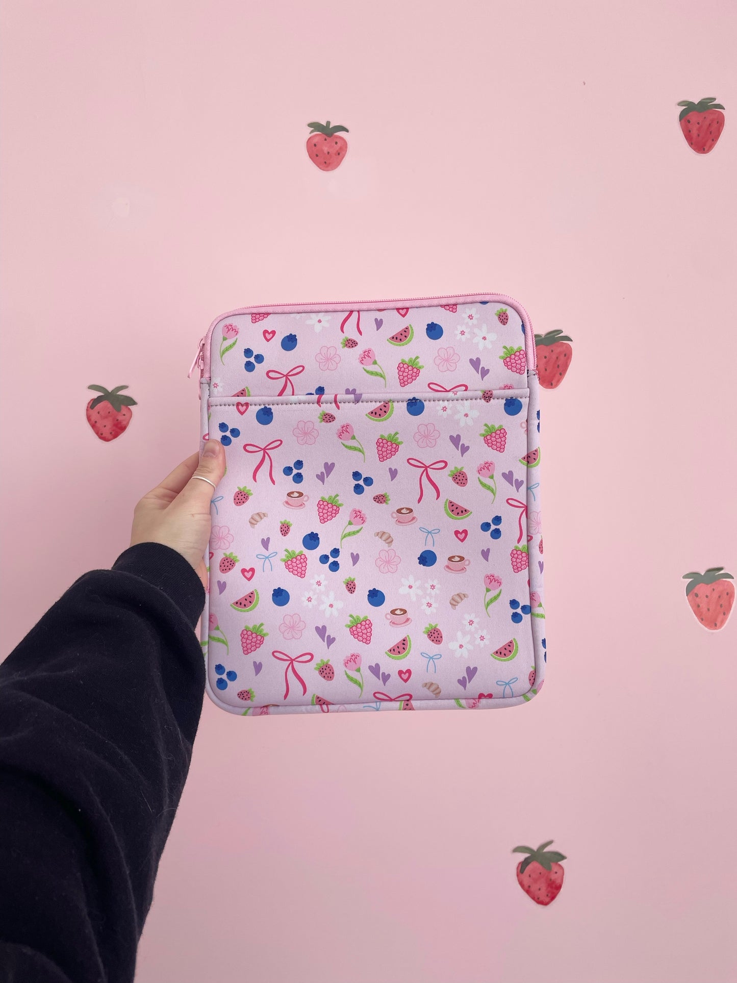 Pochette à tablette | 11 à 15'' | Fruits et coquette