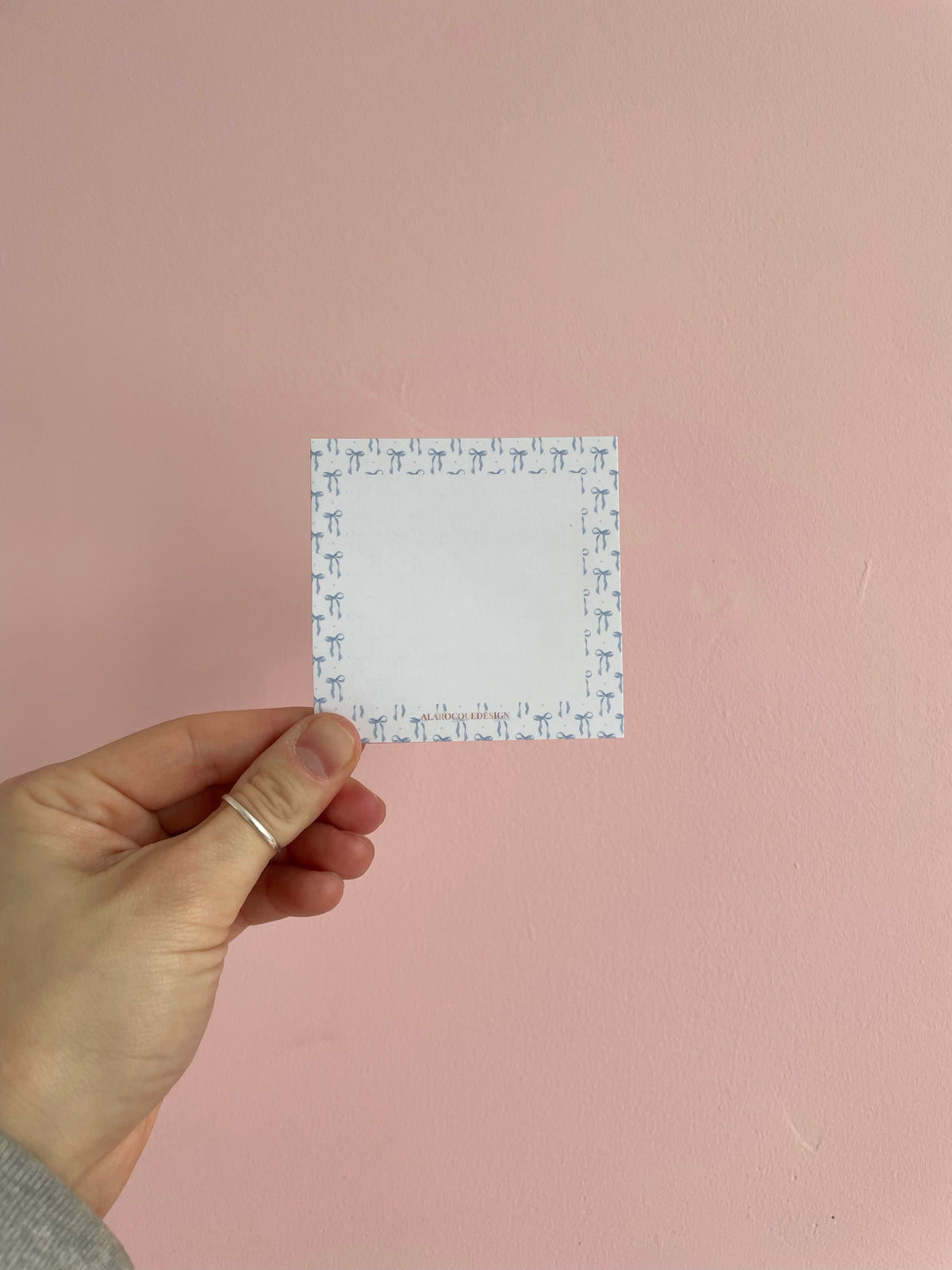 Bloc-notes autocollantes | Boucles bleues