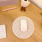 Tapis de souris | Minis fleurs jaunes et roses