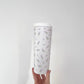 Bouteille isotherme 24 oz | Blanche | Brindilles de lavande