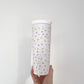 Bouteille isotherme 24 oz | Blanche | L’envolée de papillons
