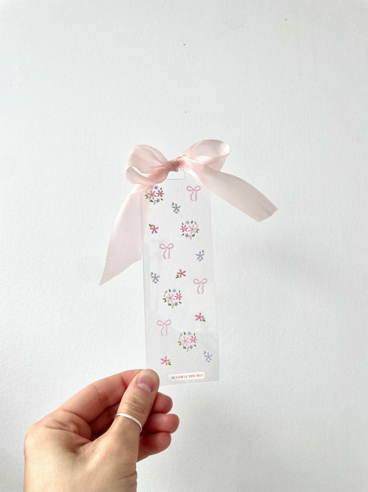 Signet en acrylique avec boucle | Doux printemps