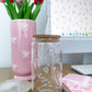 Dernière chance | Verre 16 oz | Minis fleurs lilas