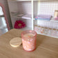 Petite bougie de soya | Pivoine et rose