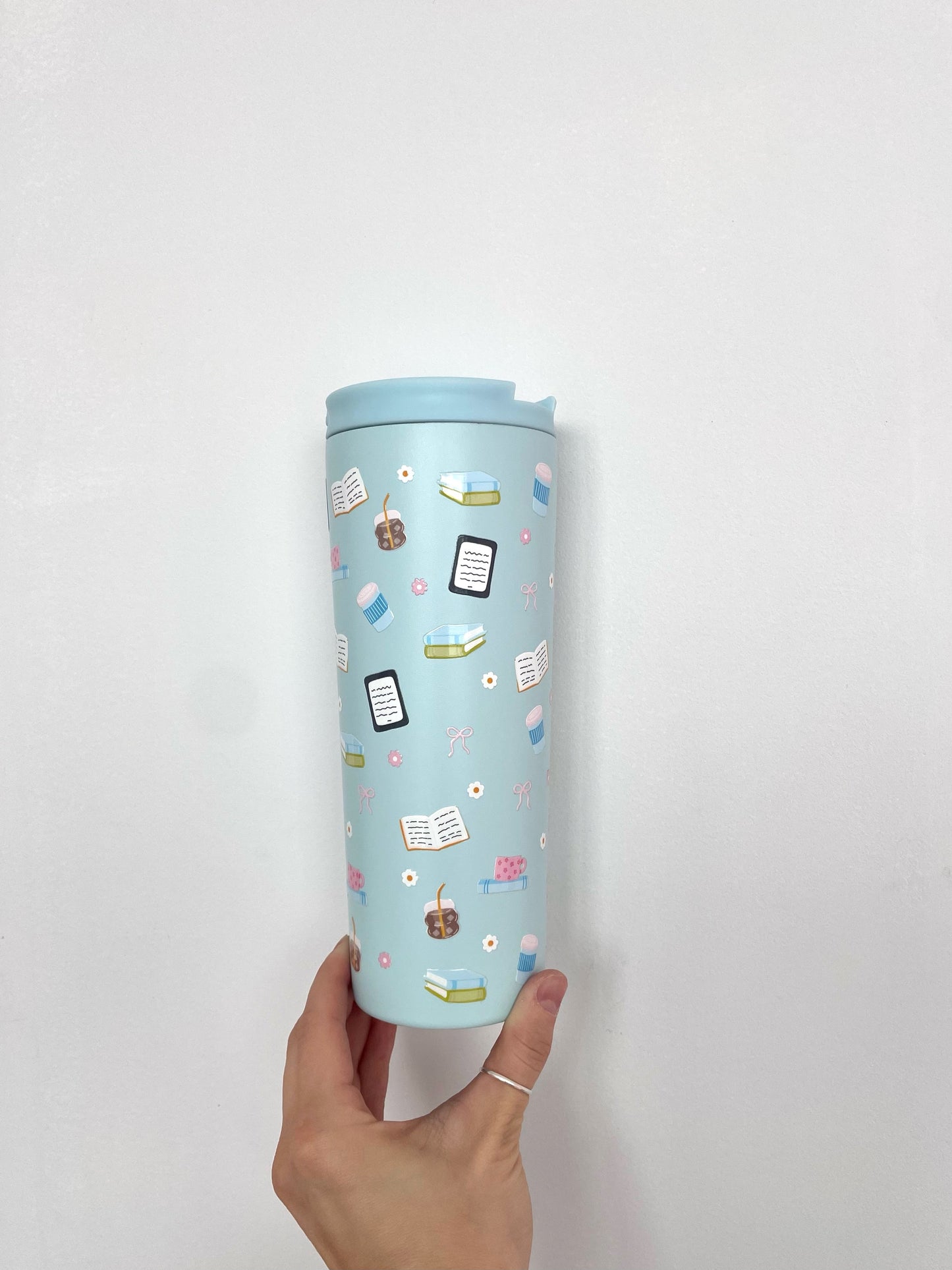 Bouteille isotherme 24 oz | Bleue | Livres, liseuses & cafés
