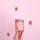 Petite bougie de soya | Fraise et champagne