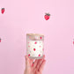 Petite bougie de soya | Fraise et lavande
