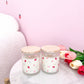 Petite bougie de soya | Fraise et lavande