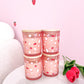 Petite bougie de soya | Fraise et champagne