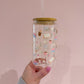 Verre 16 oz | Livres, cafés et marguerites