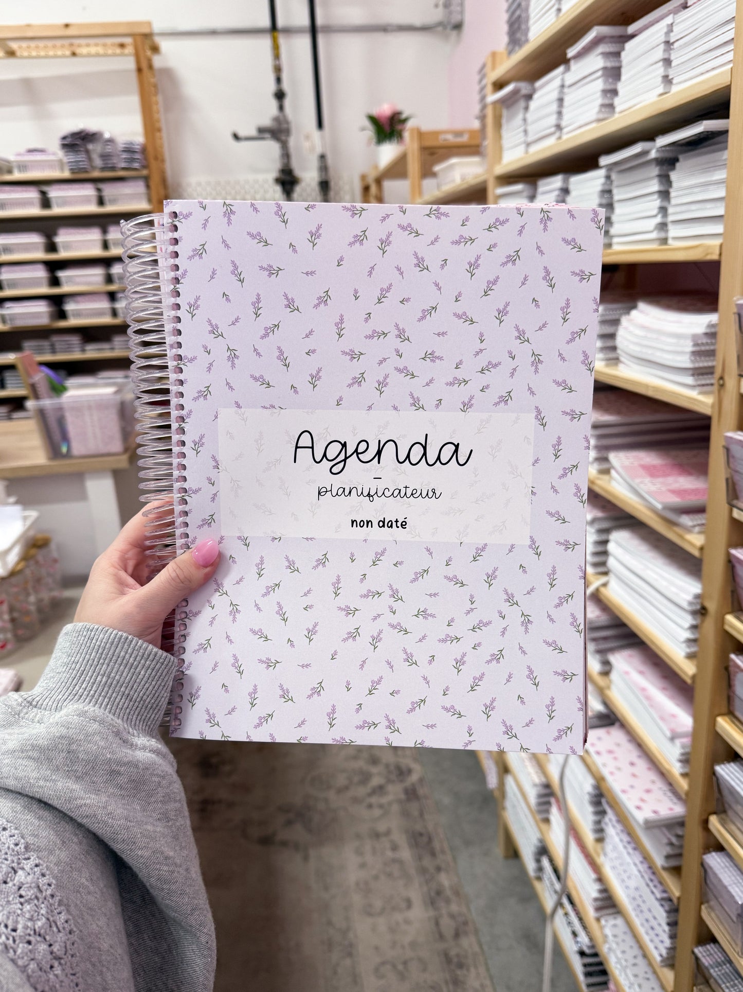 Agenda planificateur | Non-daté | Brindilles de lavandes