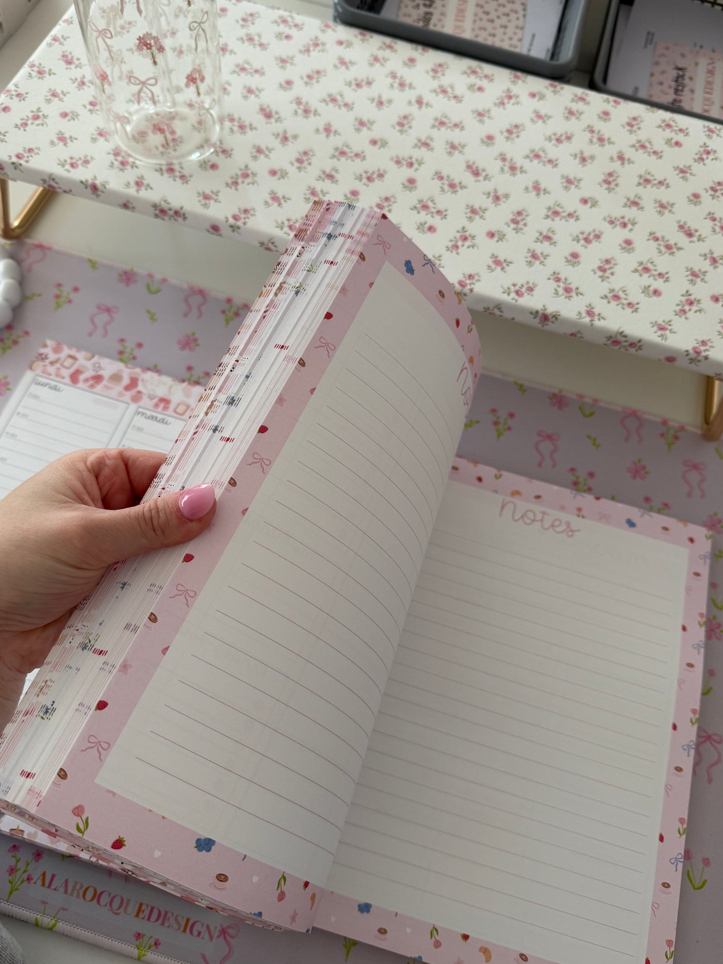 Agenda planificateur | Non-daté | Brindilles de lavandes