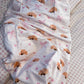 Couverture en flanelle | Croissants et boucles