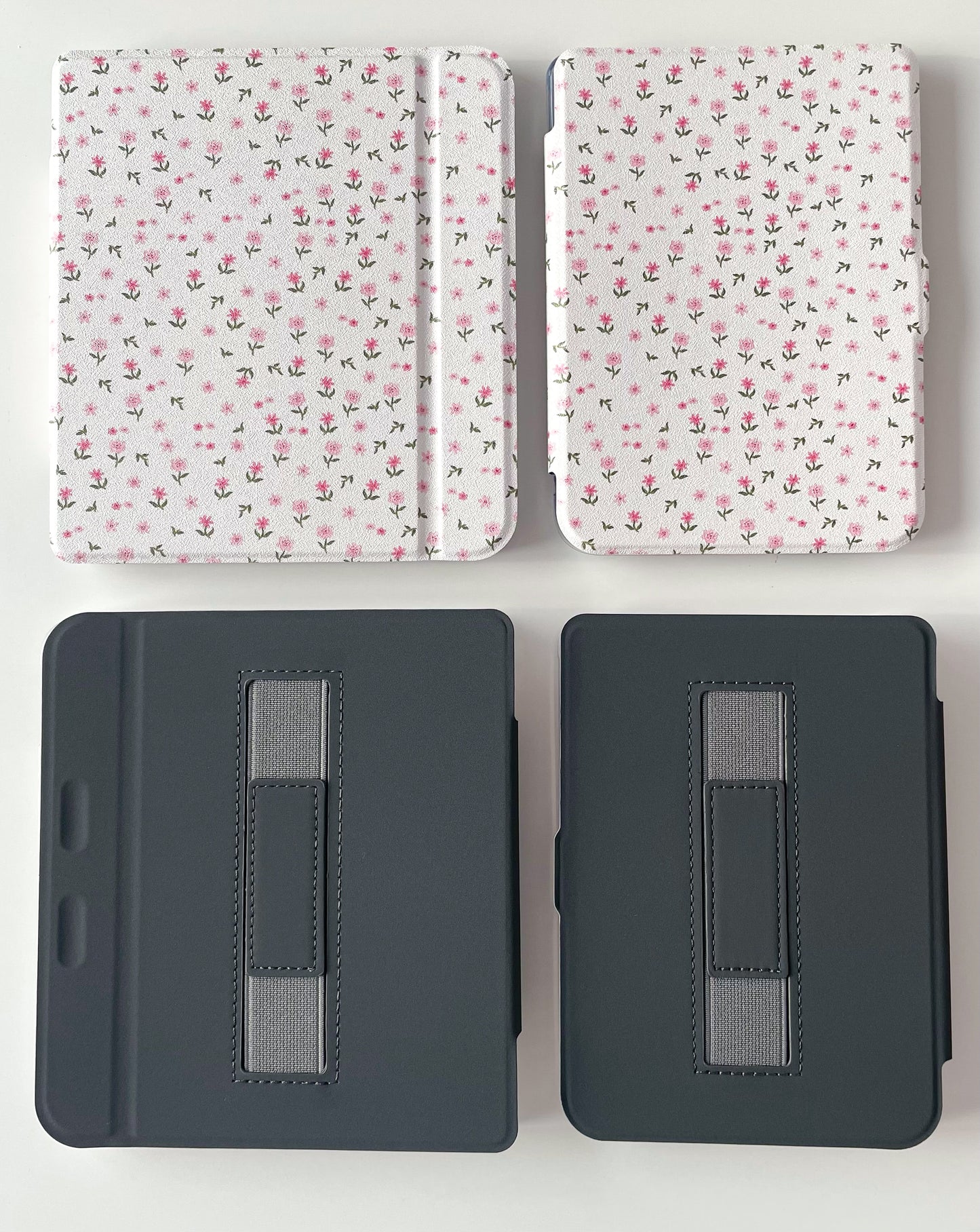 Étui à liseuse | Kobo Clara ou Libra Color | Fleurs mélange de roses