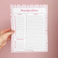 Planificateur | Bouquets de roses