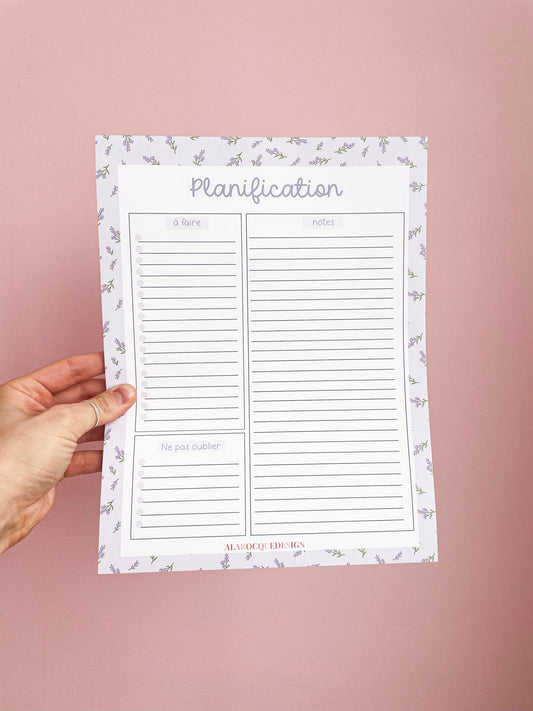 Planificateur | Brindilles de lavande