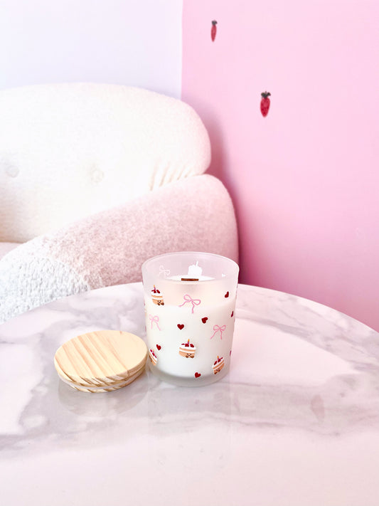 Petite bougie de soya | Gâteau à la vanille