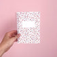 Mini cahier de notes | Minis fleurs rouges et mauves