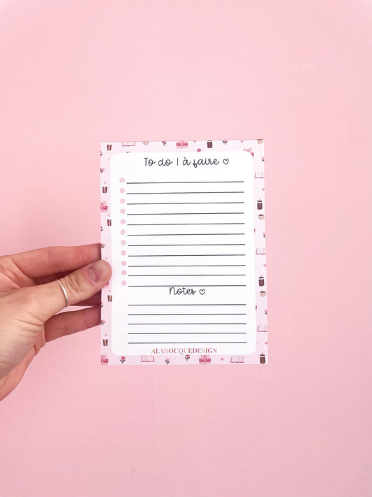 Liste de tâches | Livres, cafés et roses