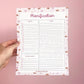 Planificateur | Croissants et boucles