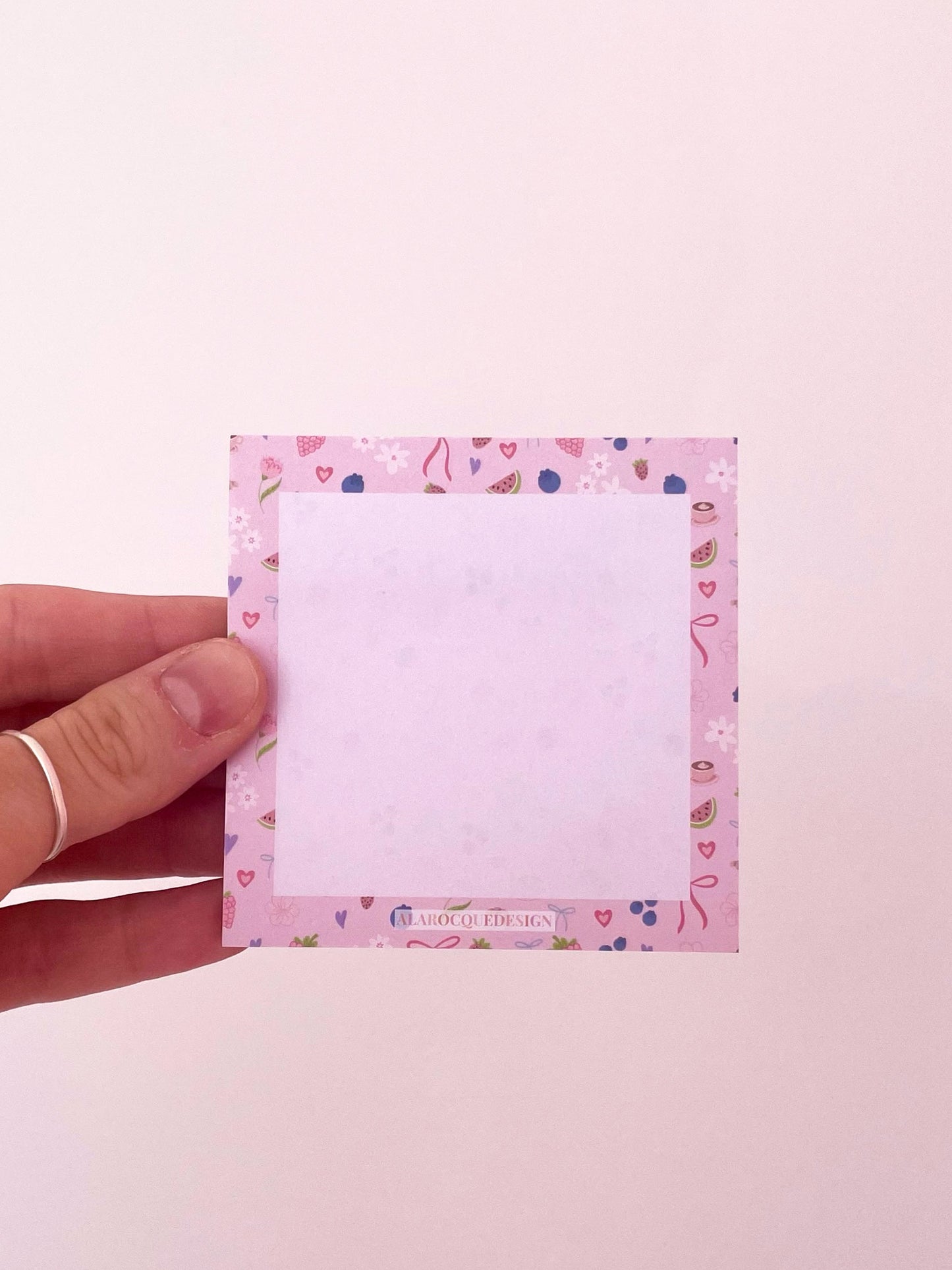 Bloc-notes autocollantes | Fruits et coquette