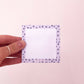 Bloc-notes autocollantes | Bouquets de fleurs mauves