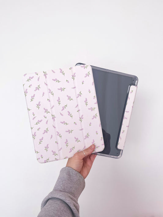 Étui à iPad | Air ou Pro 11'' et 13'' | Brindilles de lavande