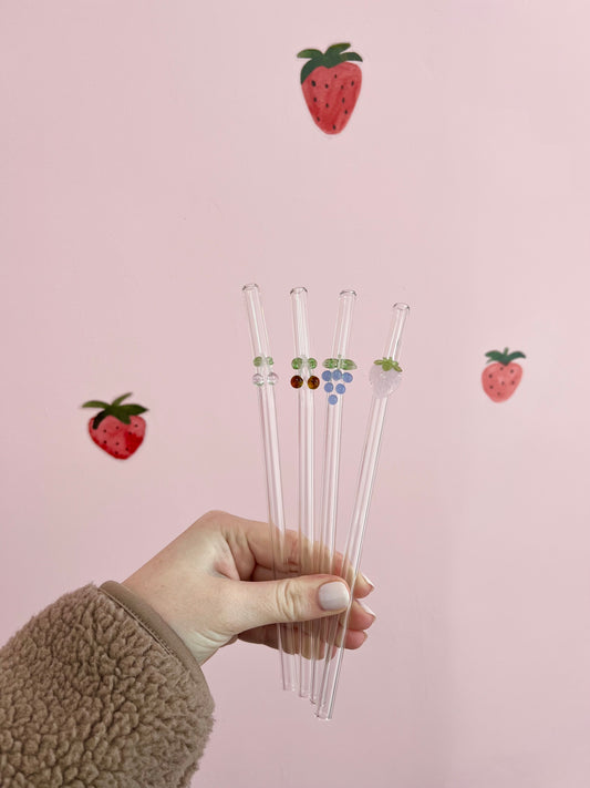 Paille en verre | Fruit