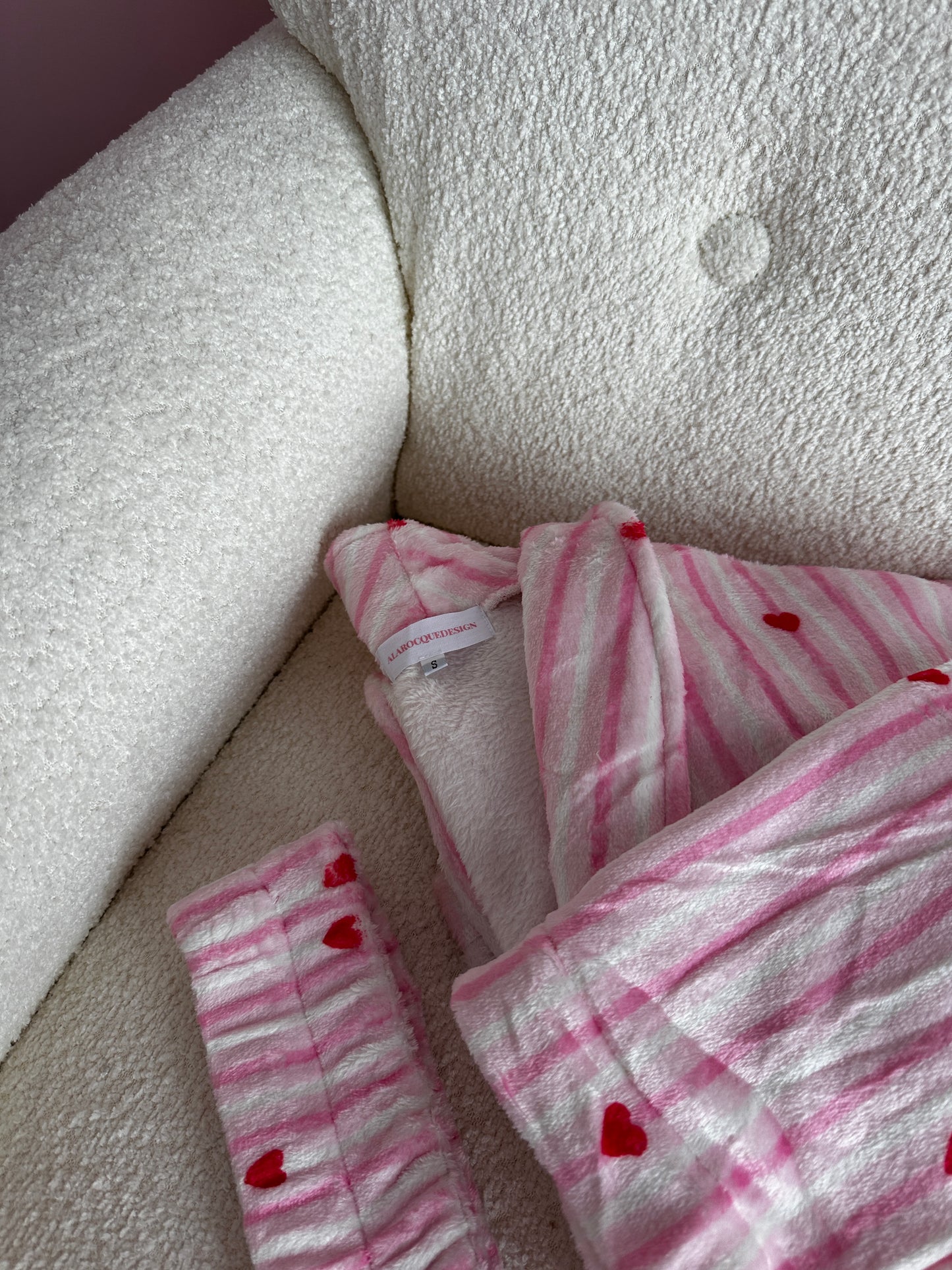 Robe de chambre | Lignes et coeurs