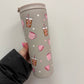 Bouteille isotherme 24 oz | Beige | Cafés et coquette
