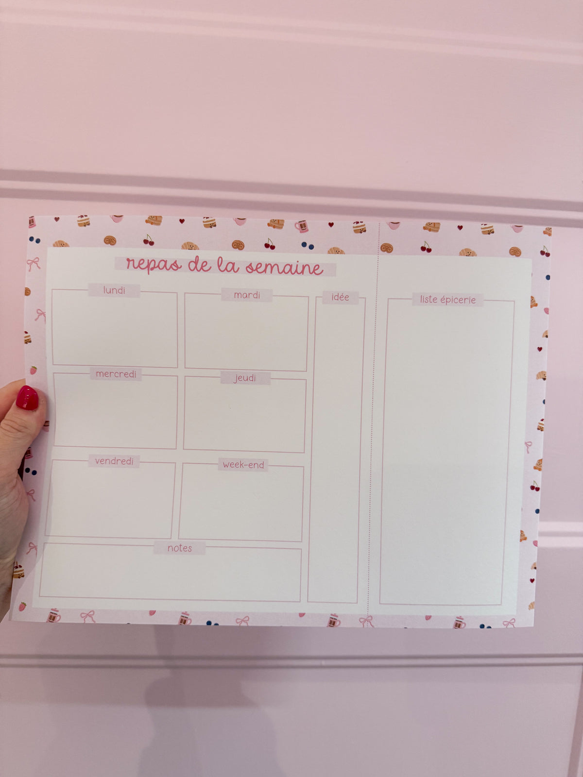 Planificateur | Repas de la semaine | Brunch