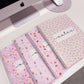 Cahier de notes | Minis fleurs jaunes et roses