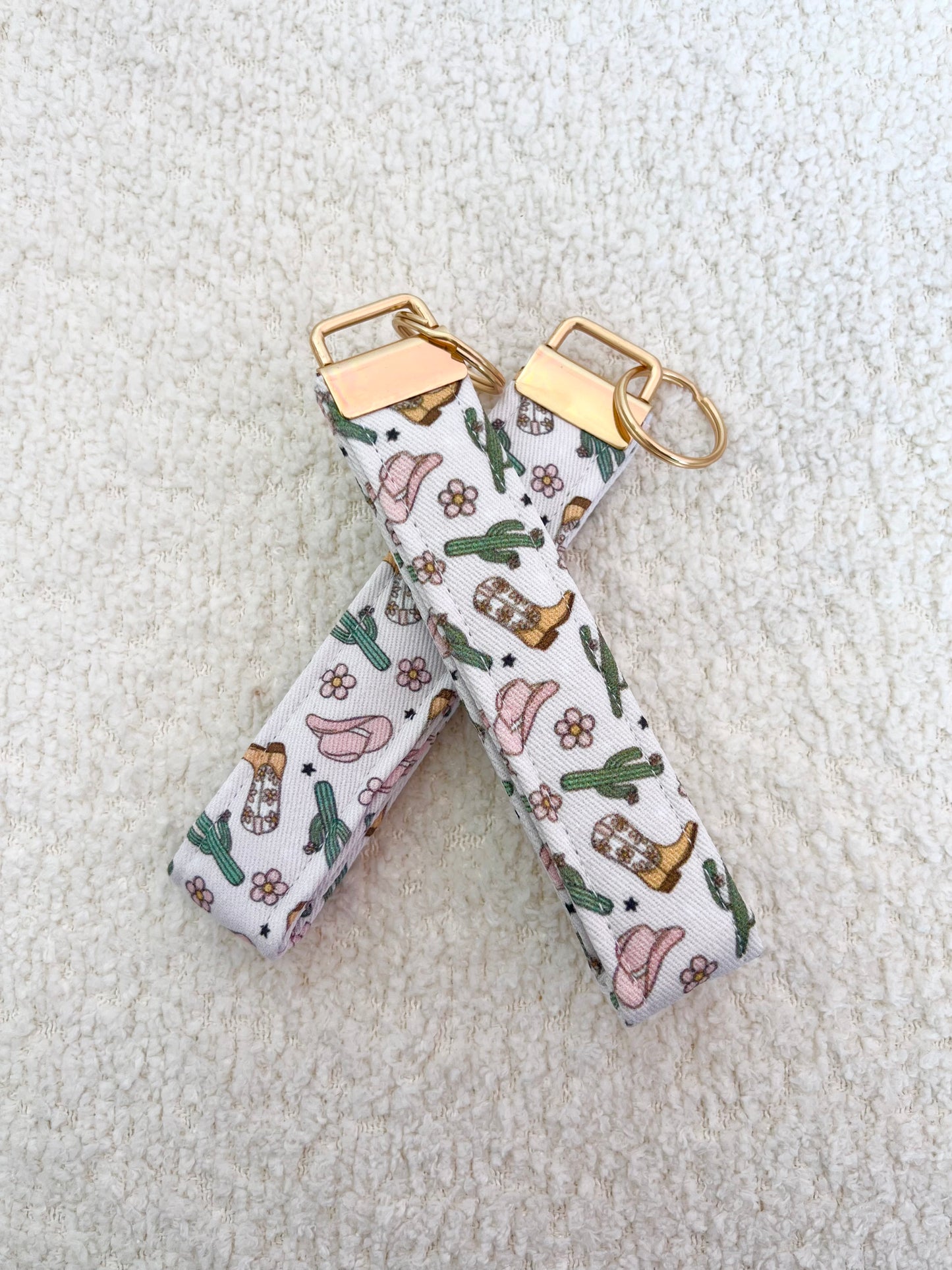 Porte-clés | Bracelet | Cowgirl et cactus