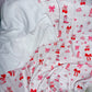 Couverture en flanelle | Cowgirl et cerise