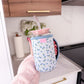 Manchon pour verre 16 oz | Fleurs bleues