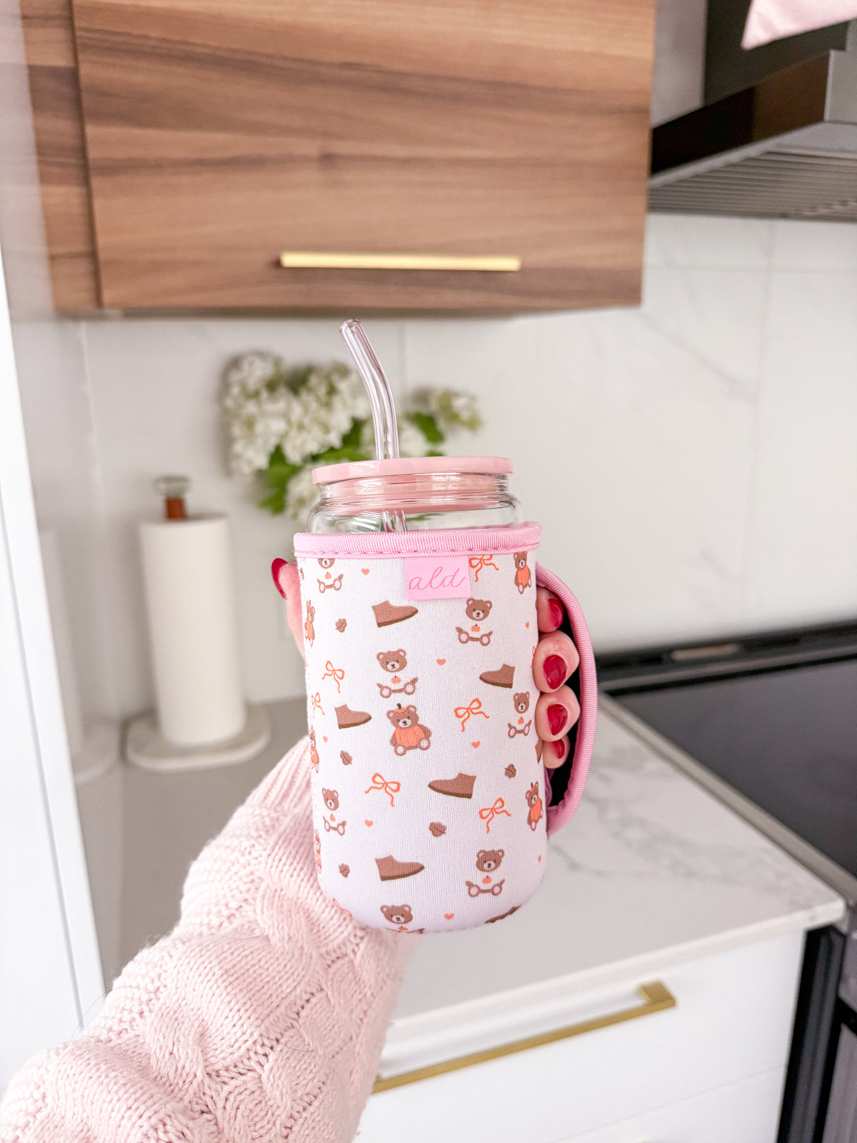 Manchon pour verre 16 oz | Oursons d'automne