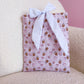 Pochette à livre ou liseuse | Cafés et coquette | Rose