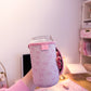 Manchon pour verre 16 oz | Boucles roses