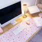 Tapis de bureau | Livres, cafés et roses
