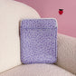 Pochette à tablette | 11 à 15'' | Mauve et fleurs blanches