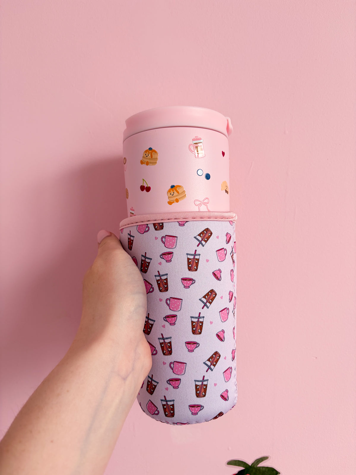Manchon pour bouteille isotherme 24 oz | Cafés et coquette