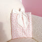 Pochette à livre ou liseuse | Fraises roses pâles