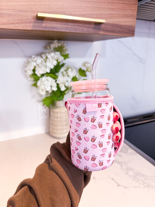 Manchon pour verre 16 oz ou Venti | Cafés et coquette