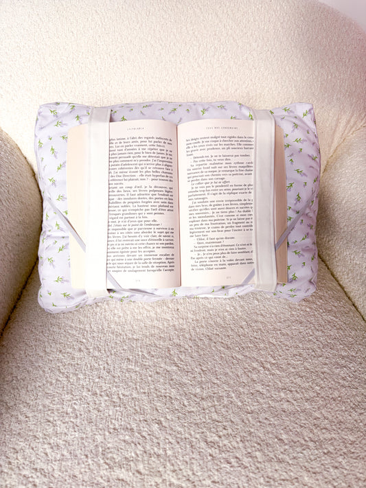 Coussin de lecture | Brindilles de lavande