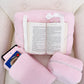 Petite pochette à livre de poche ou liseuse | Sherpa | Rose